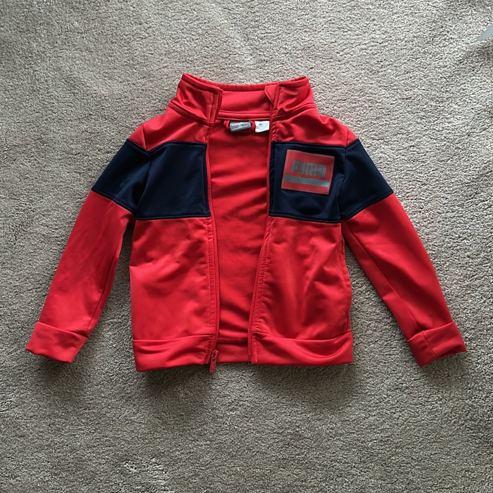 Red Puma Track Jacket - Picture 2 of 6